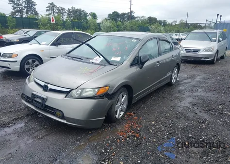 2007 Honda Civic Ex z USA, uszkodzony, nr VIN 2HGFA168X7H506307